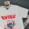 Evisu 2025 New Year God Printed T-Shirt High Version   High Quality   300g Double-Yarn Pure Cotton Fabric Unisex Loose Fit