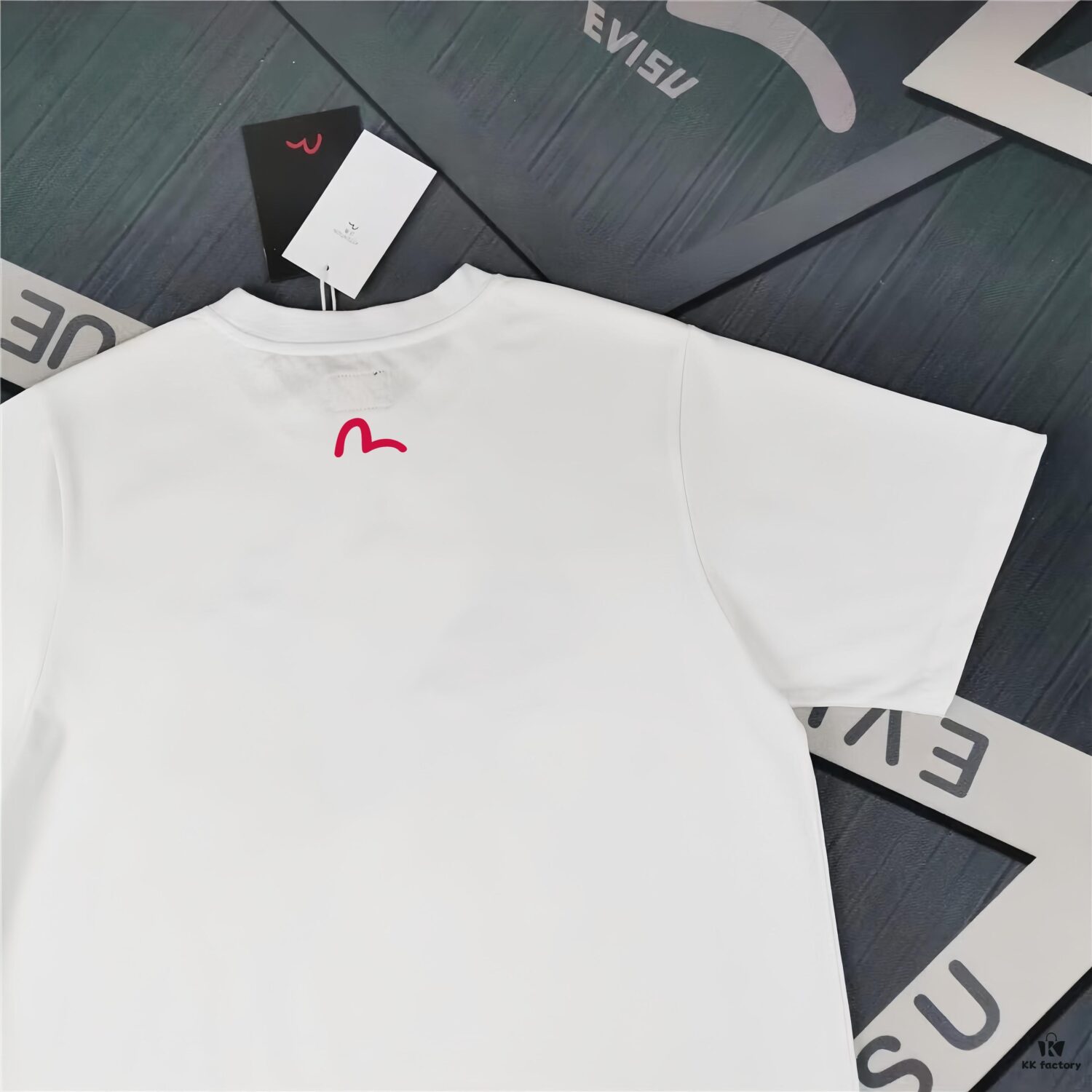 Evisu 2025 New Year God Printed T-Shirt High Version   High Quality   300g Double-Yarn Pure Cotton Fabric Unisex Loose Fit