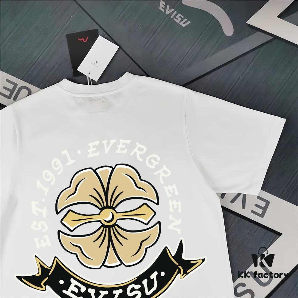 Evisu Fortune God 2025 New Print T-Shirt High Version   Premium Quality   300g Double-Yarn Pure Cotton Fabric Unisex Loose Fit