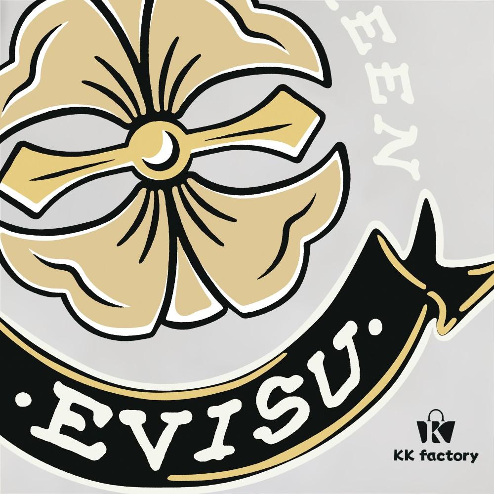 Evisu Fortune God 2025 New Print T-Shirt High Version   Premium Quality   300g Double-Yarn Pure Cotton Fabric Unisex Loose Fit