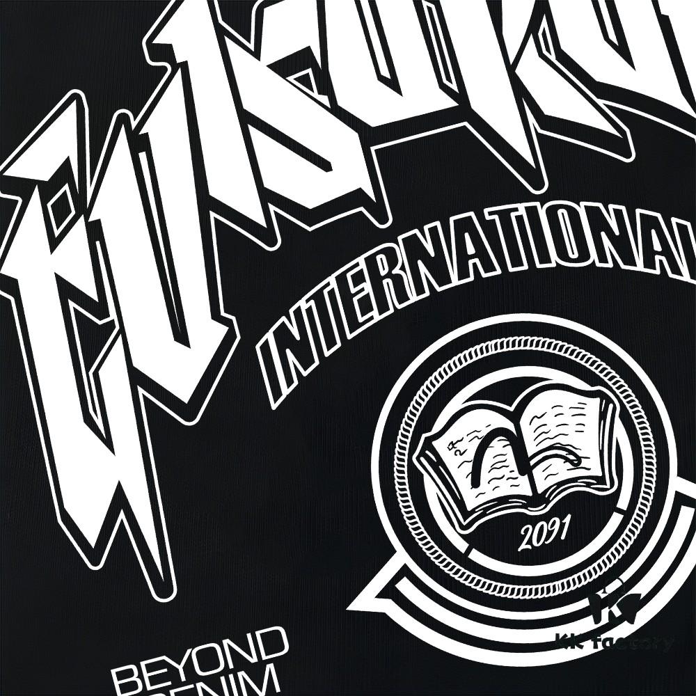 Evisu 2025 New Year God Print T-Shirt High-Quality Version Premium 300g Double-Yarn Cotton Unisex Loose Fit