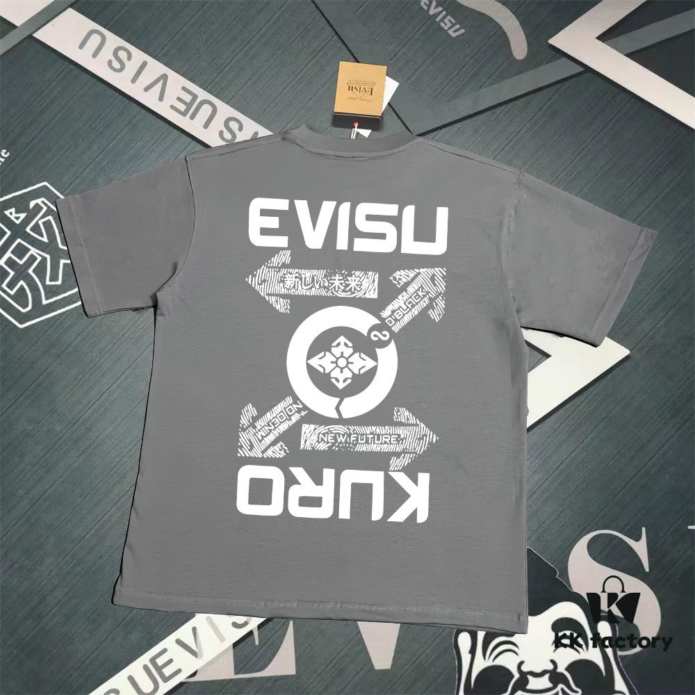 Evisu Fortune God 2025 New Print T-Shirt High Version   Premium Quality   300g Double-Yarn Pure Cotton Fabric Unisex Loose Fit
