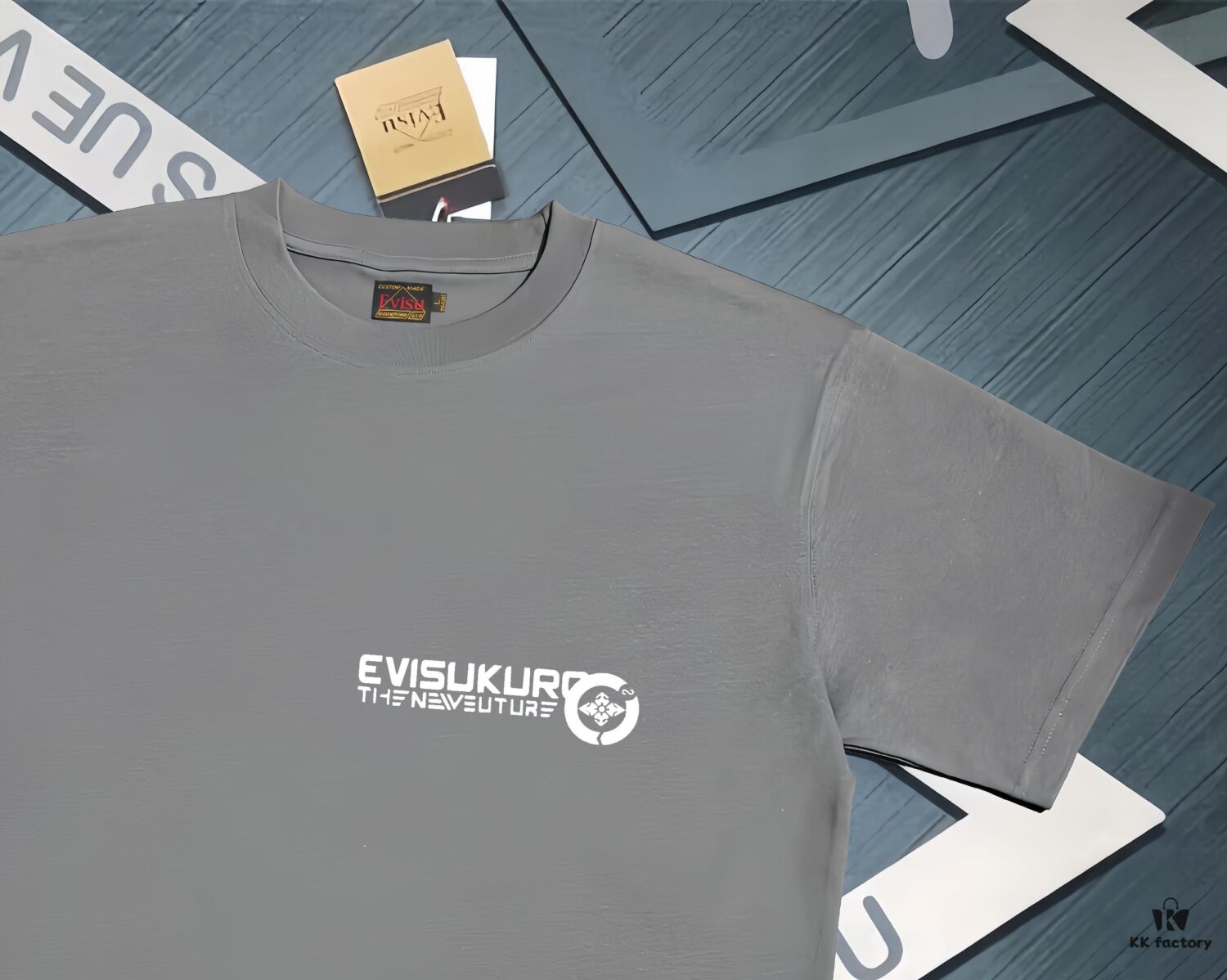 Evisu Fortune God 2025 New Print T-Shirt High Version   Premium Quality   300g Double-Yarn Pure Cotton Fabric Unisex Loose Fit