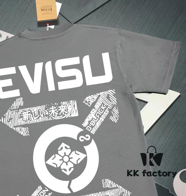 Evisu Fortune God 2025 New Print T-Shirt High Version   Premium Quality   300g Double-Yarn Pure Cotton Fabric Unisex Loose Fit