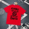 Evisu Fortune God 2025 New Print T-Shirt High Version   High Quality   Made of 300g Double-Yarn Pure Cotton Fabric Unisex Loose Fit