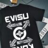 Evisu 2025 New Year God Printed T-Shirt High-Quality Version Unisex Loose Fit Cotton Double-Yarn 300gsm