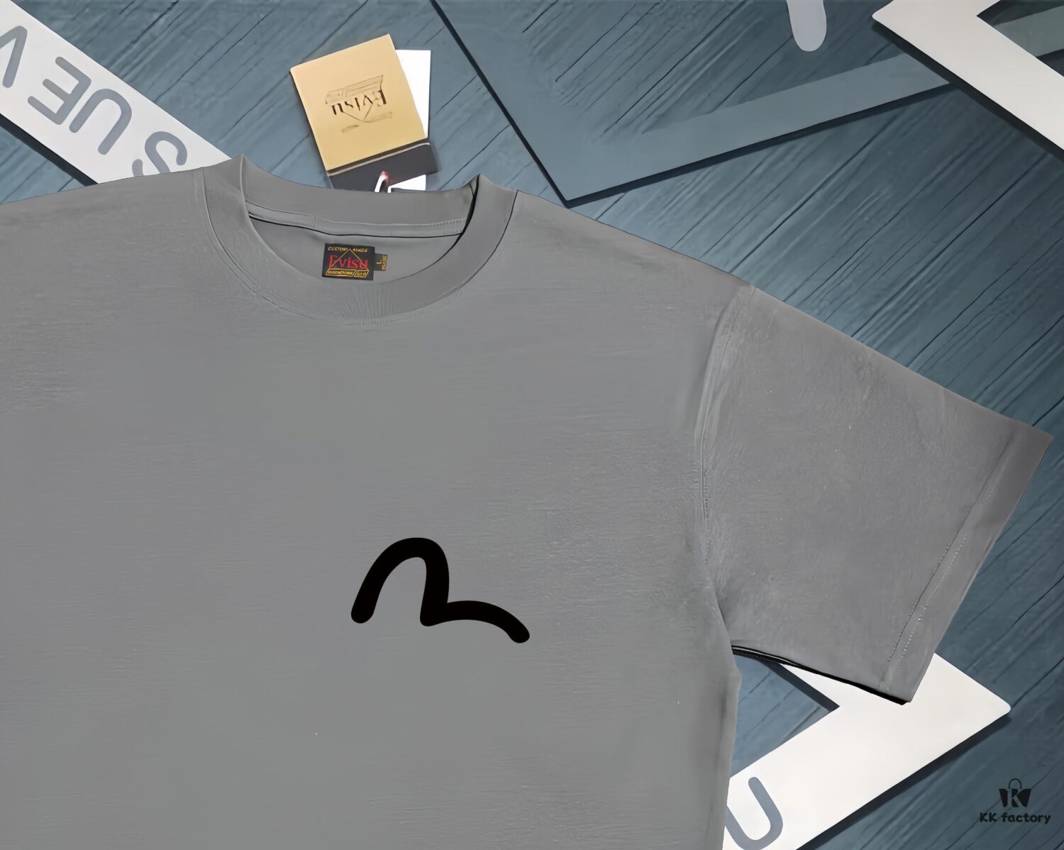 Evisu 2025 New Year God Printed T-Shirt High Version   Premium Quality   300g Double-Yarn Pure Cotton Fabric Unisex Loose Fit