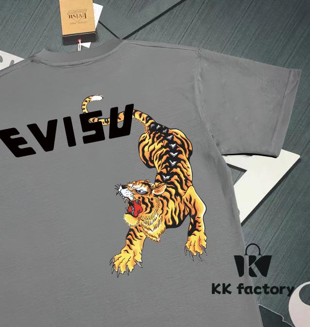 Evisu 2025 New Year God Printed T-Shirt High Version   Premium Quality   300g Double-Yarn Pure Cotton Fabric Unisex Loose Fit