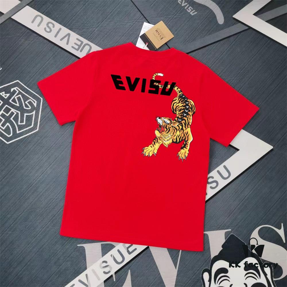 Evisu Fortune God 2025 New Print T-Shirt High Version   Premium Quality   300g Double-Yarn Pure Cotton Fabric Unisex Loose Fit