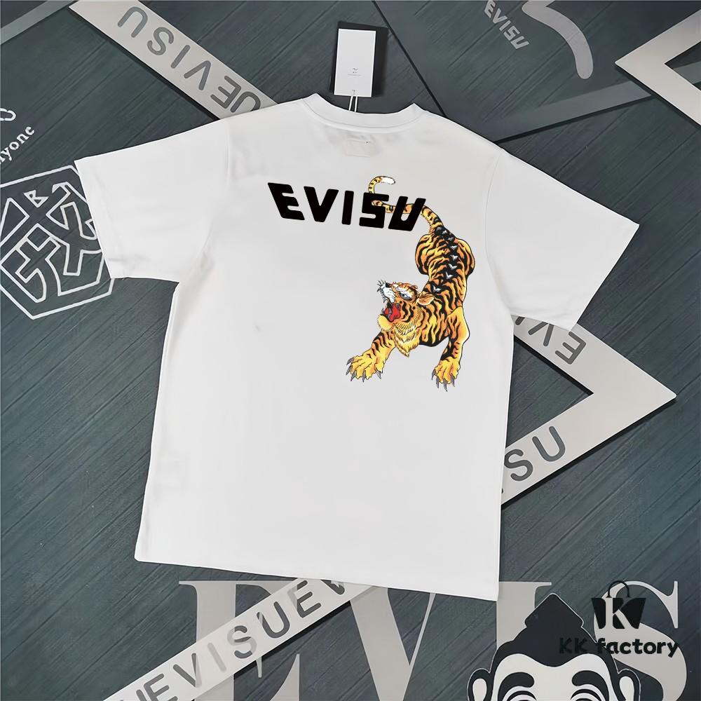 Evisu 2025 New Year God Printed T-Shirt High Version   Premium Quality   300g Double-Yarn Cotton Fabric Unisex Loose Fit