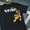 Evisu 2025 New Year God Print T-Shirt High-Quality Version   Premium Quality   Made of 300g Double-Yarn Pure Cotton Fabric Unisex Loose Fit