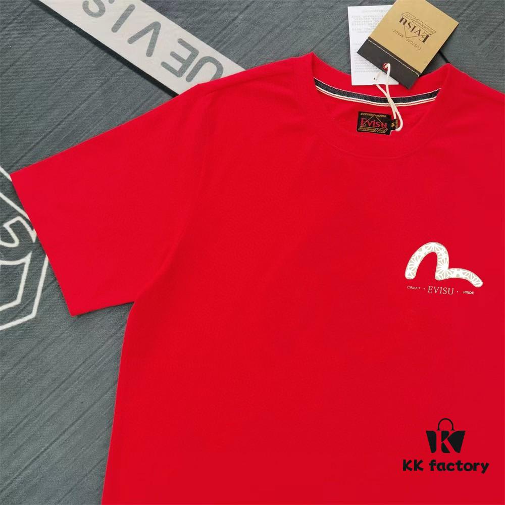 Evisu 2025 New Year God Print T-Shirt High-Quality Version   Premium Quality   Made with 300g Double-Yarn Cotton Fabric Unisex Loose Fit