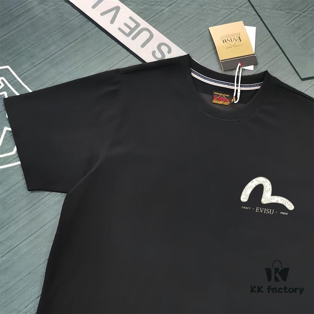 Evisu 2025 New Year God Printed T-Shirt High Version   Premium Quality   300g Double-Combed Pure Cotton Fabric Unisex Loose Fit