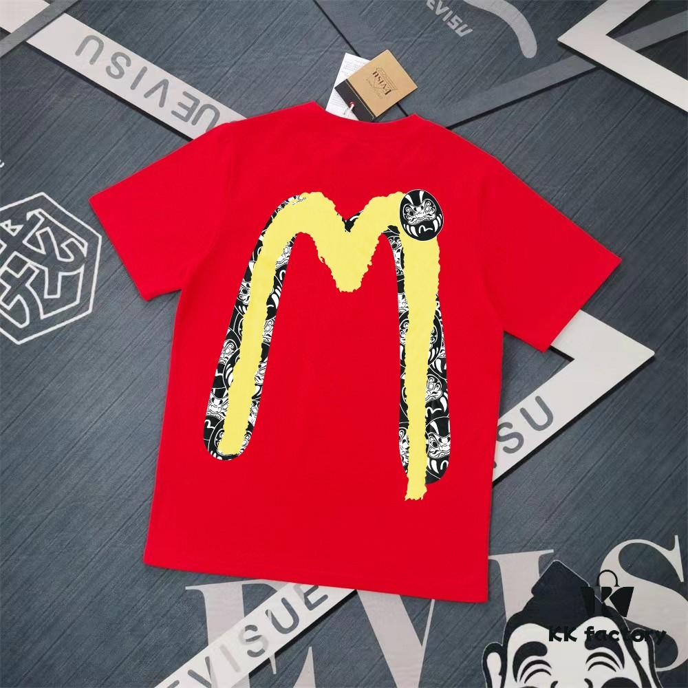 Evisu 2025 New Year God Printed T-Shirt High Version   High Quality   Made of 300g Double-Yarn Pure Cotton Fabric Unisex