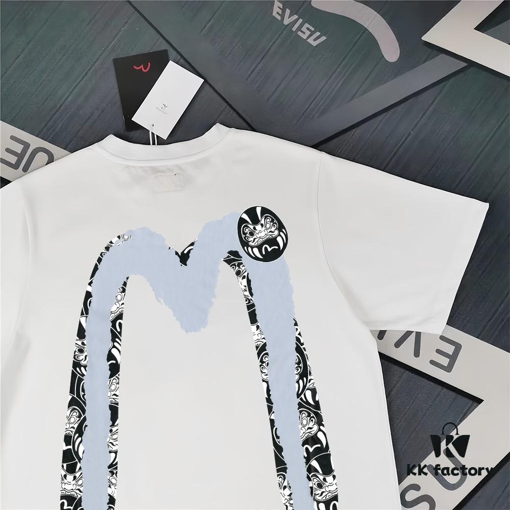 Evisu 2025 New Year God Printed T-Shirt High Version   Premium Quality   300g Double-Yarn Pure Cotton Fabric Unisex Loose Fit