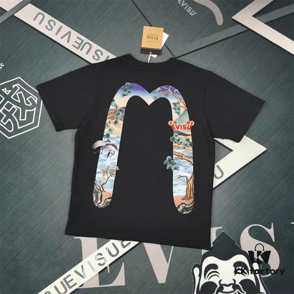 Evisu 2025 New Year God Printed T-Shirt High Version   Premium Quality   300g Double-Yarn Pure Cotton Fabric Unisex Loose Fit