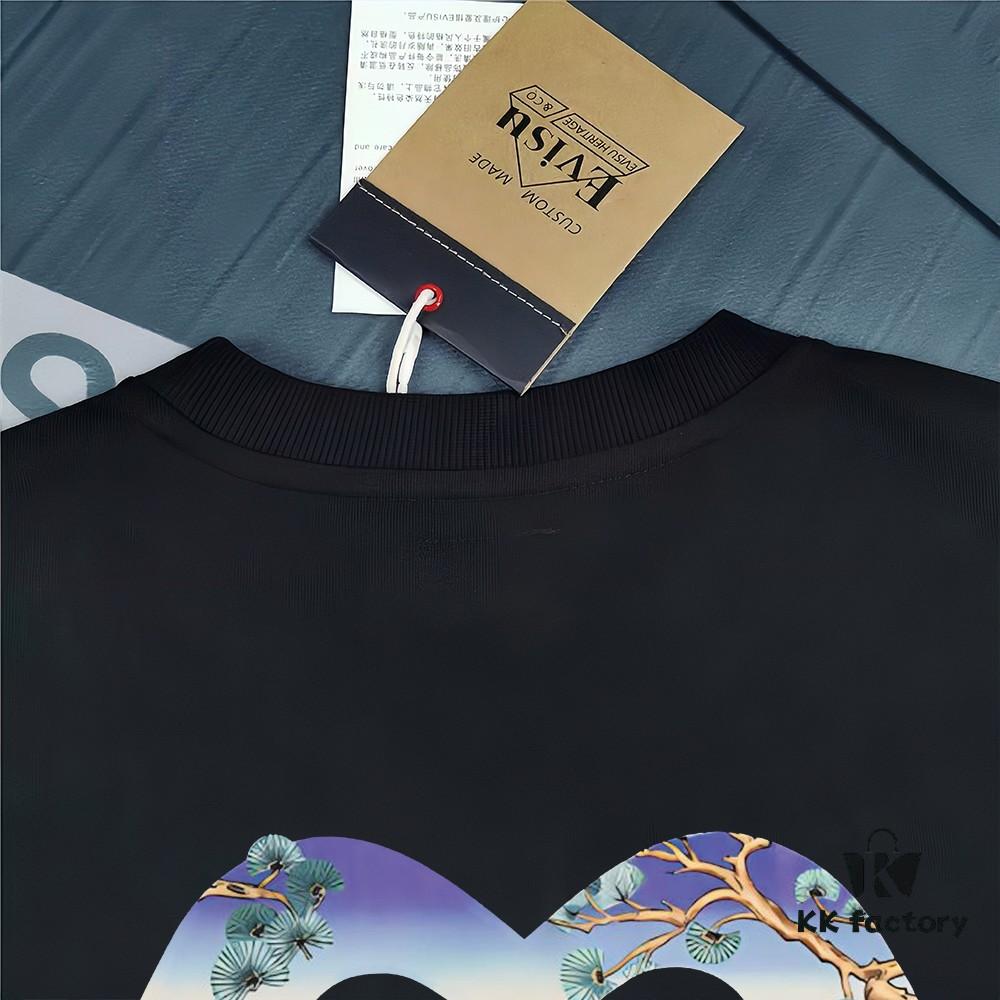 Evisu 2025 New Year God Printed T-Shirt High Version   Premium Quality   300g Double-Yarn Pure Cotton Fabric Unisex Loose Fit