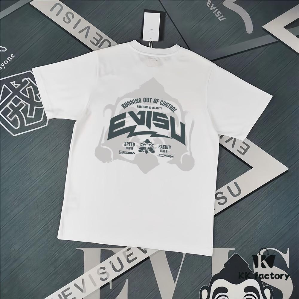 Evisu 2025 New Year God Printed T-Shirt High Version   High Quality   Made of 300g Double-Yarn Cotton Fabric Unisex Loose Fit