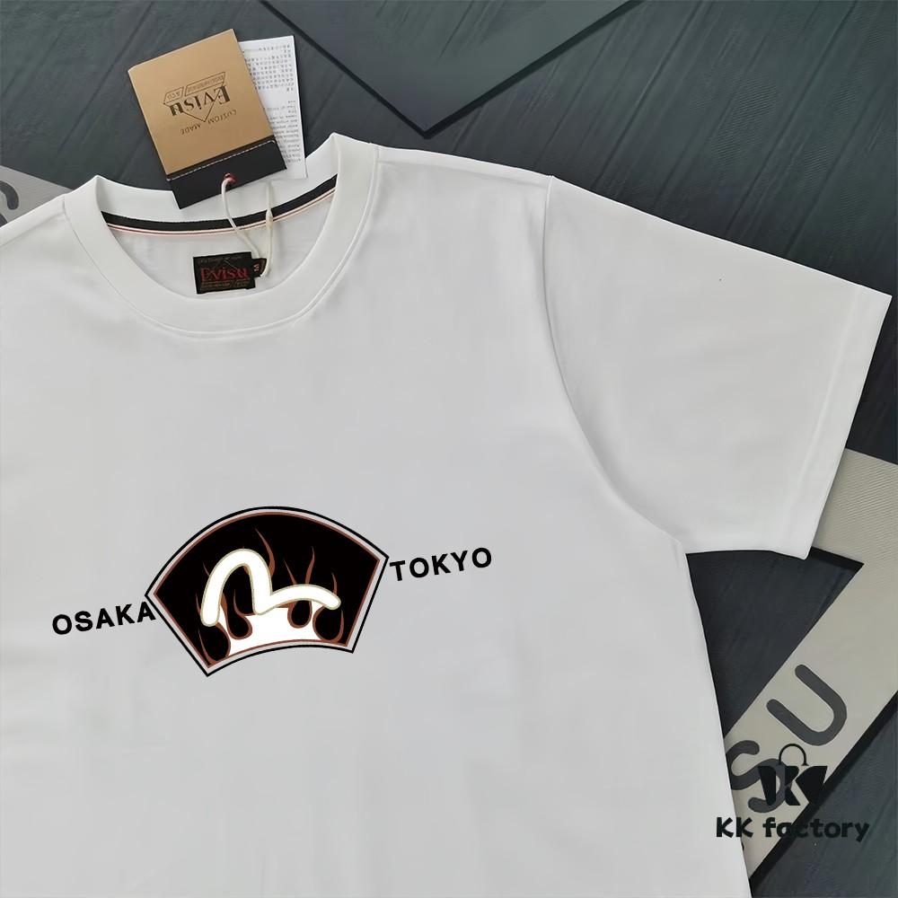 Evisu 2025 New Year God Printed T-Shirt High Version   High Quality   Made of 300g Double-Yarn Cotton Fabric Unisex Loose Fit