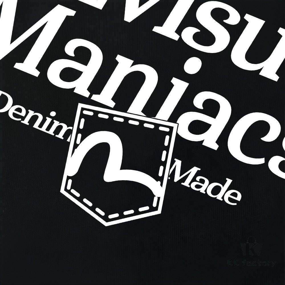 Evisu God of Fortune 2025 New Print T-Shirt High Version   Premium Quality   300g Double-Yarn Pure Cotton Fabric Unisex Loose Fit