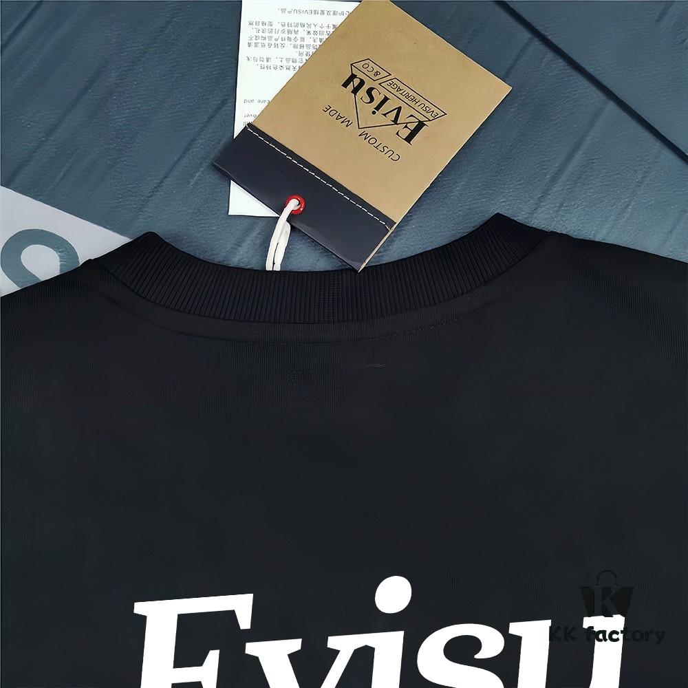 Evisu God of Fortune 2025 New Print T-Shirt High Version   Premium Quality   300g Double-Yarn Pure Cotton Fabric Unisex Loose Fit