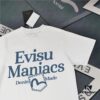 Evisu 2025 New Year God Printed T-Shirt High-Quality Version Premium 300g Double-Yarn Cotton Unisex Loose Fit