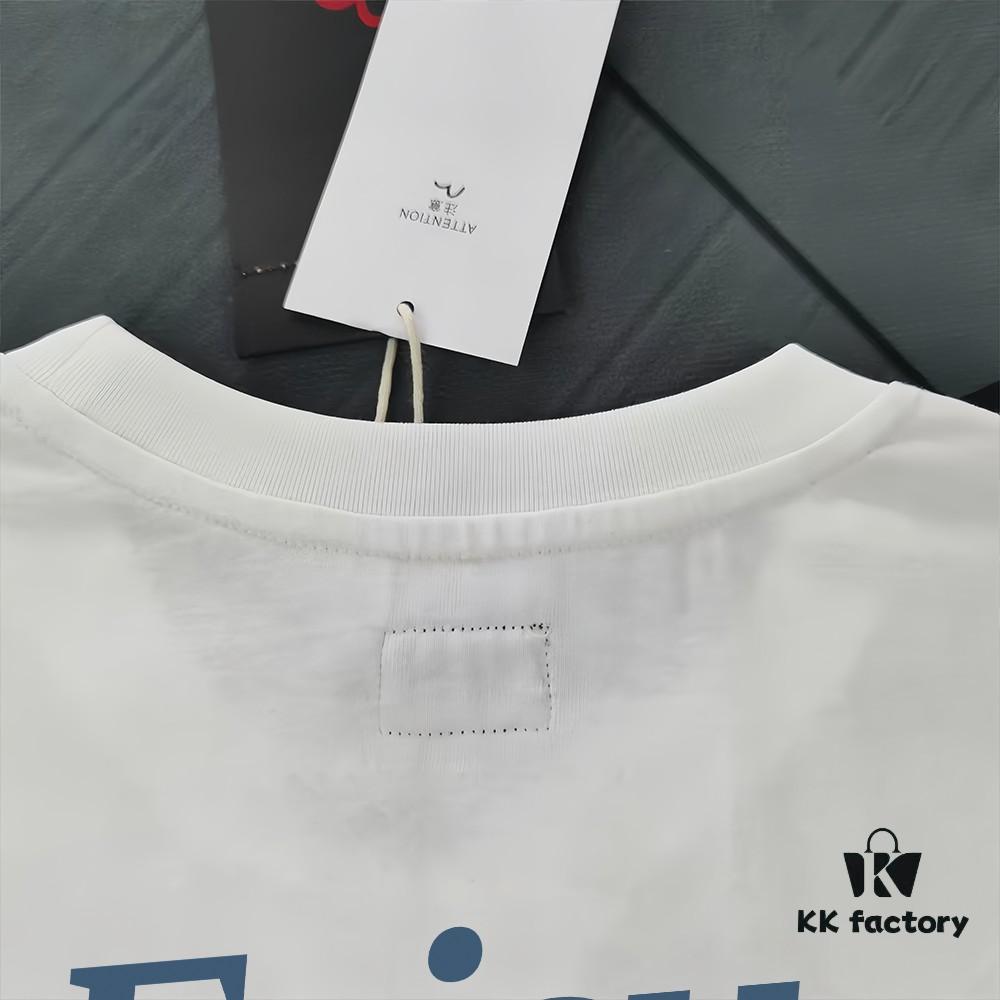 Evisu 2025 New Year God Printed T-Shirt High-Quality Version Premium 300g Double-Yarn Cotton Unisex Loose Fit