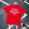 Evisu 2025 New Year God Printed T-Shirt High-Quality Version Unisex Loose Fit Cotton Double-Yarn 300g Fabric
