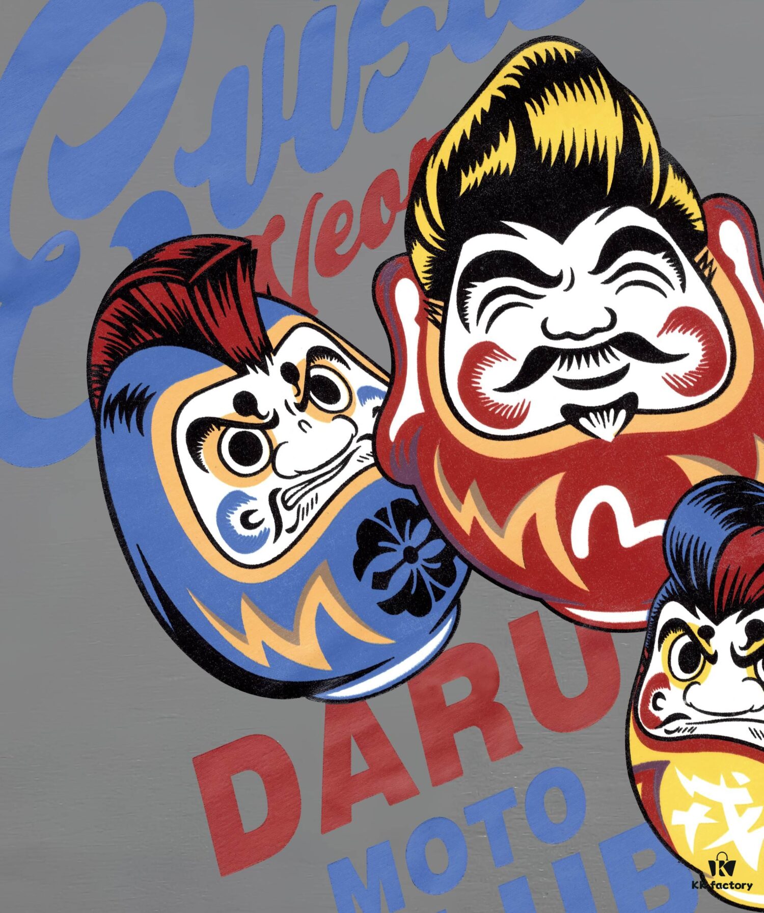 Evisu God of Fortune 2025 New Print T-Shirt High Version   Premium Quality   300g Double-Yarn Pure Cotton Fabric Unisex Loose Fit