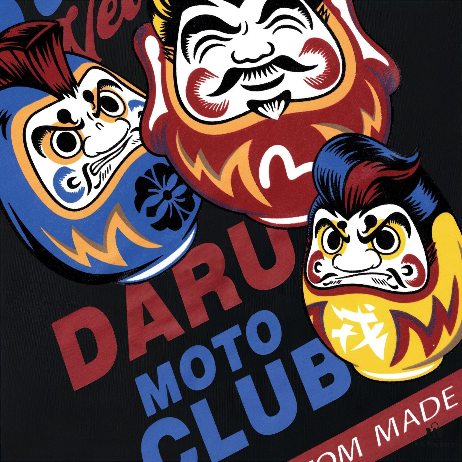 Evisu 2025 New Year God Printed T-Shirt High Version   High Quality   300g Double-Yarn Pure Cotton Fabric Unisex Loose Fit