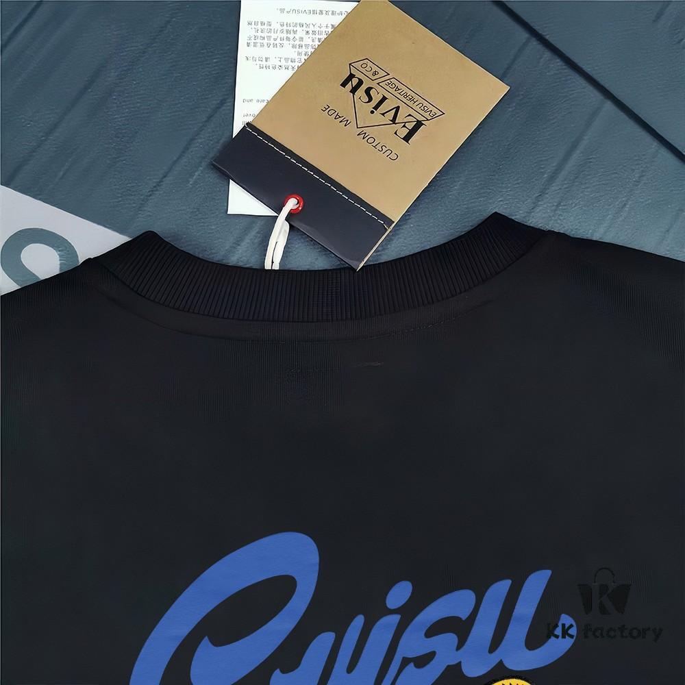 Evisu 2025 New Year God Printed T-Shirt High Version   High Quality   300g Double-Yarn Pure Cotton Fabric Unisex Loose Fit