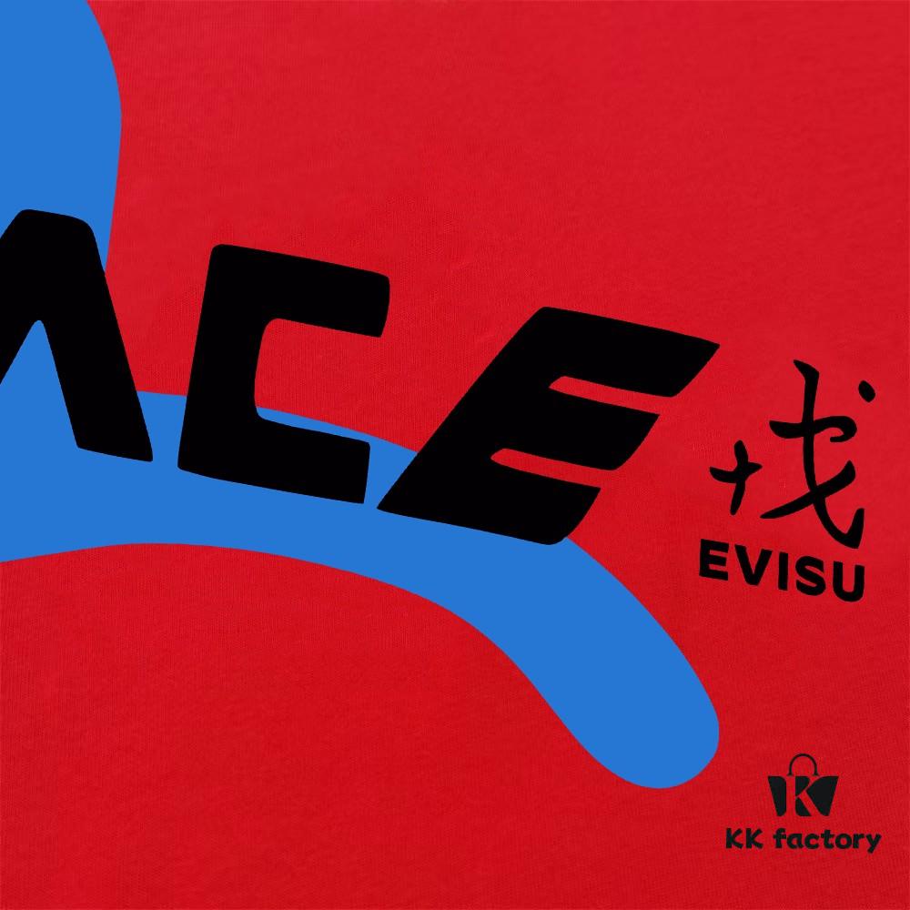 Evisu God of Fortune 2025 New Print T-Shirt High Version   High Quality   Made of 300g Double-Yarn Cotton Fabric Unisex Loose Fit