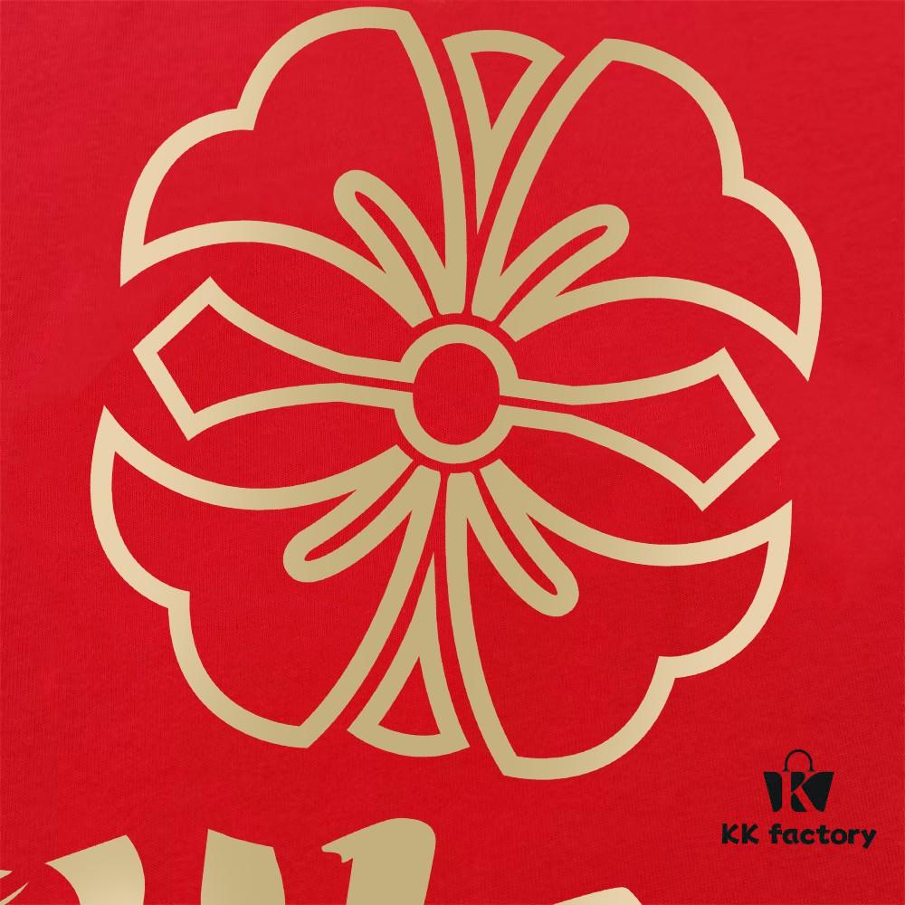 Evisu 2025 New Year God Print T-Shirt High-Quality Version   Premium Quality   300g Double-Yarn Pure Cotton Fabric Unisex Loose Fit