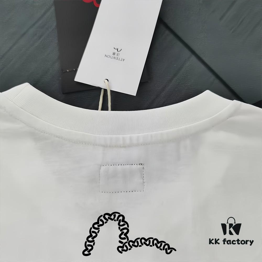 Evisu Lucky God 2025 New Print T-Shirt High Version   High Quality   Made of 300g Double-Yarn Cotton Fabric Unisex Loose Fit