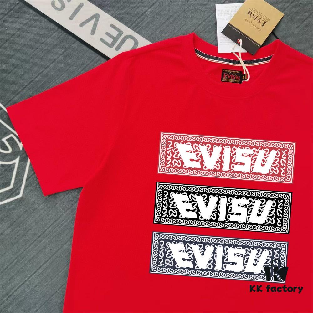 Evisu 2025 New Year God Print T-Shirt High Version   Premium Quality   300g Double-Yarn Pure Cotton Fabric Unisex Loose Fit