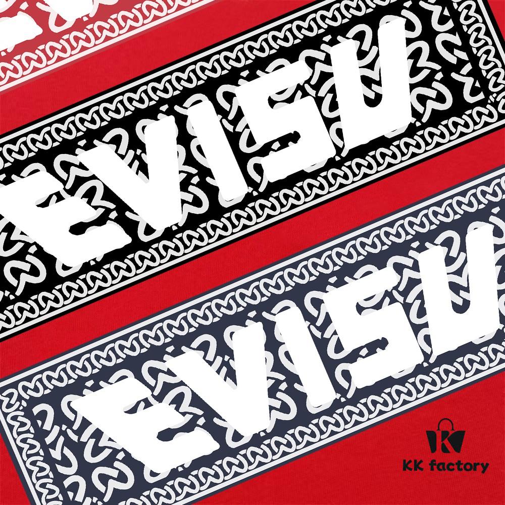 Evisu 2025 New Year God Print T-Shirt High Version   Premium Quality   300g Double-Yarn Pure Cotton Fabric Unisex Loose Fit