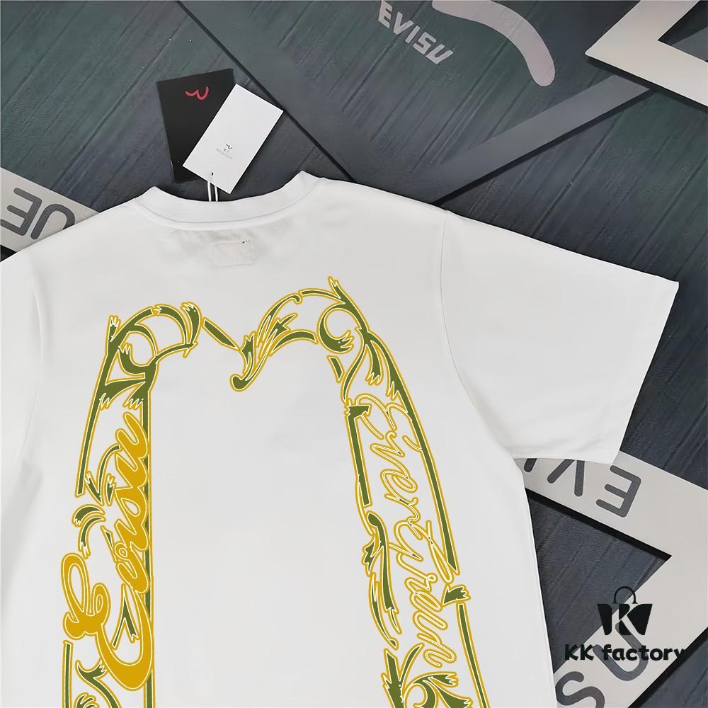 Evisu 2025 New Year God Print T-Shirt High Version   Premium Quality   300g Double-Yarn Pure Cotton Fabric Unisex Loose Fit