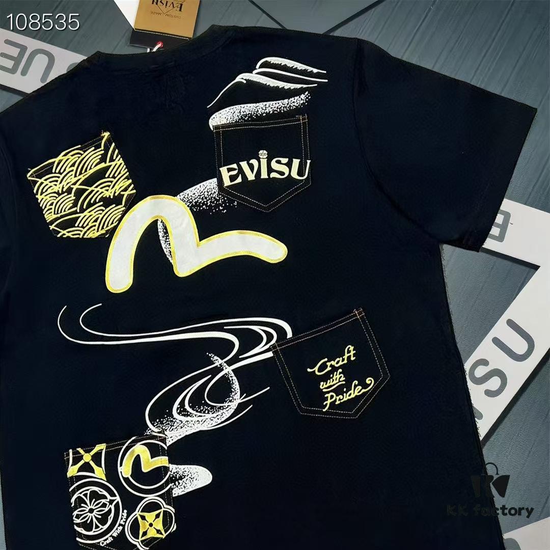 2025 Spring New Arrival Men's Casual Fashion T-Shirt with Multiple Pockets and Prints, Versatile Streetwear Style