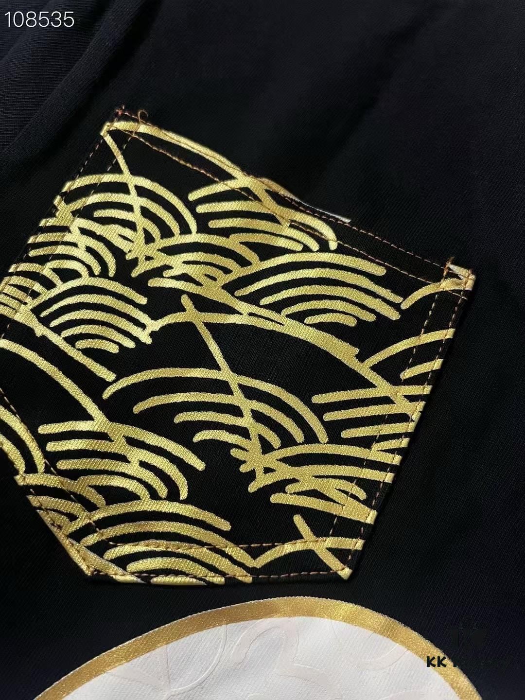 2025 Spring New Arrival Men's Casual Fashion T-Shirt with Multiple Pockets and Prints, Versatile Streetwear Style