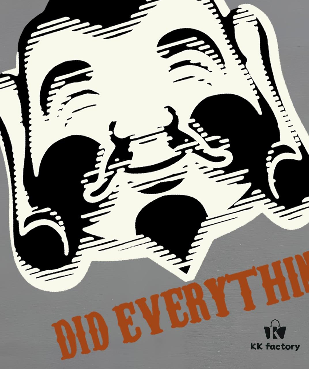 Evisu God of Fortune 2025 New Print T-Shirt High Version   Premium Quality   300g Double-Yarn Pure Cotton Fabric Unisex Loose Fit