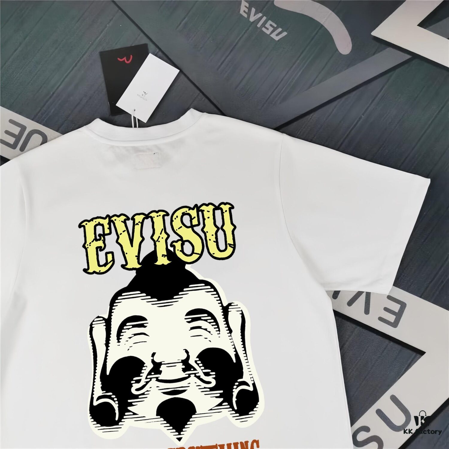 Evisu 2025 New Year God Printed T-Shirt High Version   Premium Quality   300g Double-Yarn Pure Cotton Fabric Unisex Loose Fit