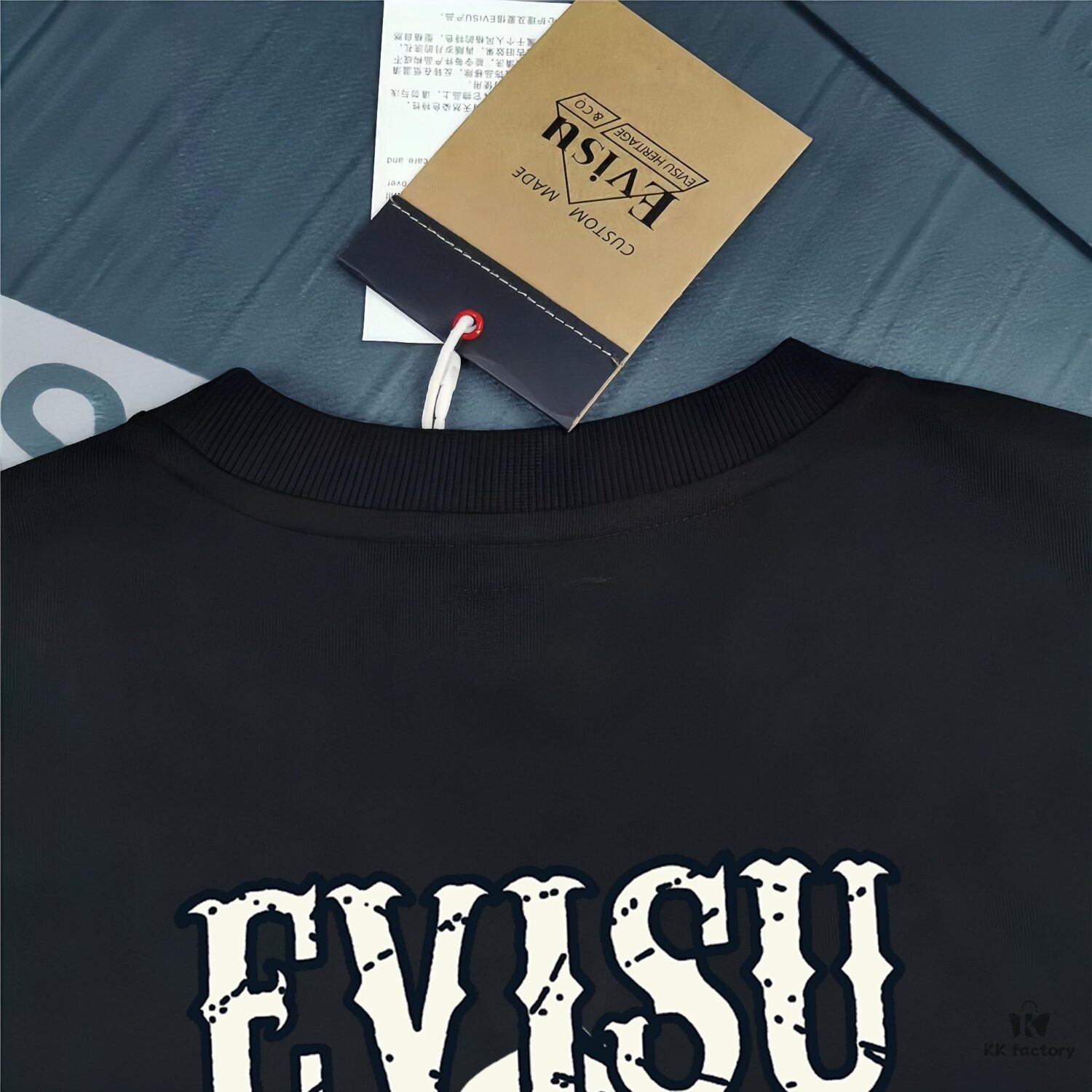 Evisu 2025 New Year God Print T-Shirt High Version   Premium Quality   300g Double-Yarn Pure Cotton Fabric Unisex Loose Fit