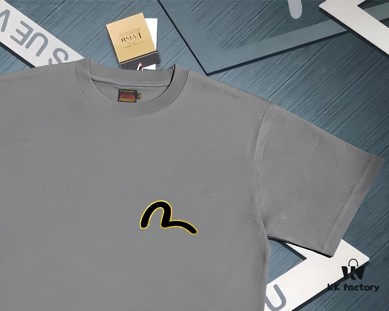 Evisu 2025 New Year God Print T-Shirt High Version   High Quality   Made of 300g Double-Yarn Cotton Fabric Unisex Loose Fit