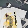 Evisu 2025 New Year God Printed T-Shirt High Version   High Quality   Made of 300g Double-Yarn Cotton Fabric Unisex Loose Fit