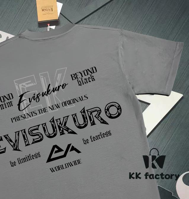 Evisu 2025 New Year God Printed T-Shirt High-Quality Version   Premium Quality   Made with 300g Double-Yarn Pure Cotton Fabric Unisex Loose Fit