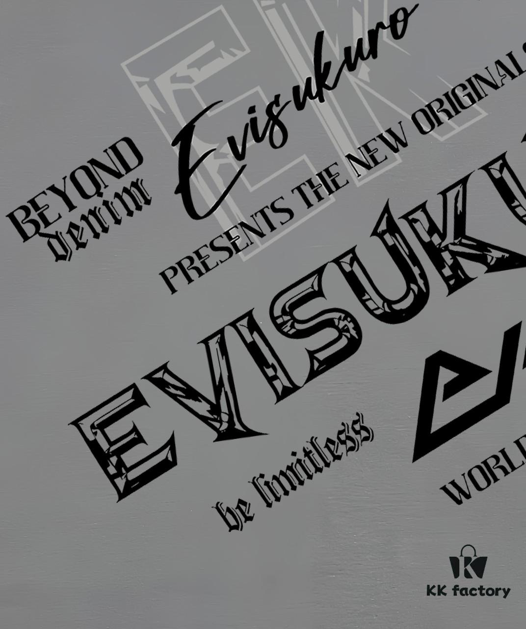 Evisu 2025 New Year God Printed T-Shirt High-Quality Version   Premium Quality   Made with 300g Double-Yarn Pure Cotton Fabric Unisex Loose Fit