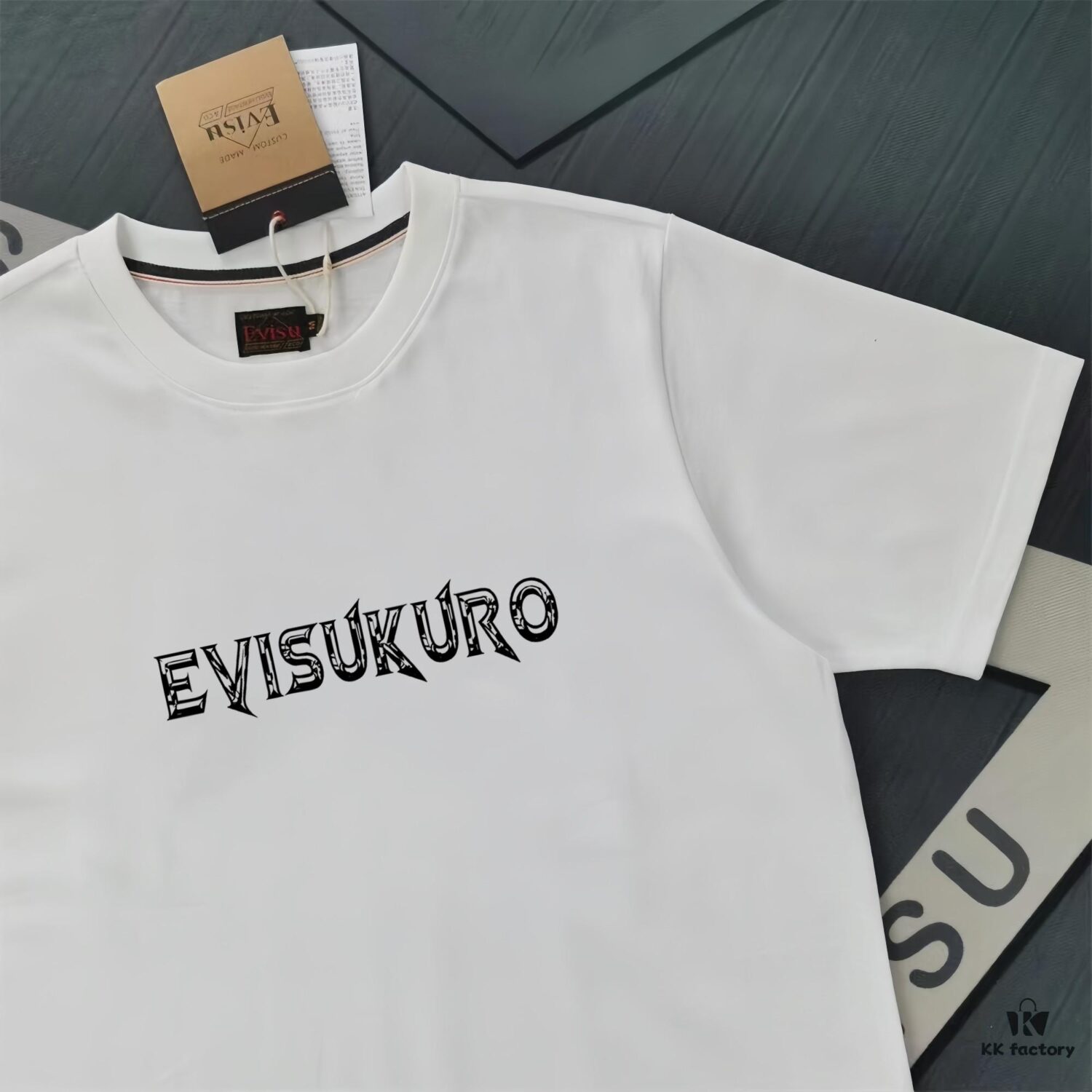 Evisu 2025 New Year God Printed T-Shirt High Version   Premium Quality   300g Double-Yarn Pure Cotton Fabric Unisex Loose Fit