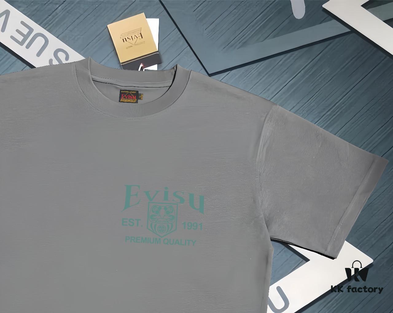 Evisu 2025 New Year God Printed T-Shirt High Version   Premium Quality   300g Double-Yarn Pure Cotton Fabric Unisex Loose Fit