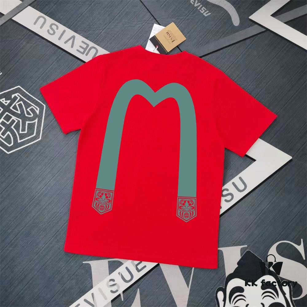 Evisu 2025 New Year God Print T-Shirt High Version   Premium Quality   Made with 300g Double-Yarn Cotton Fabric Unisex Loose Fit