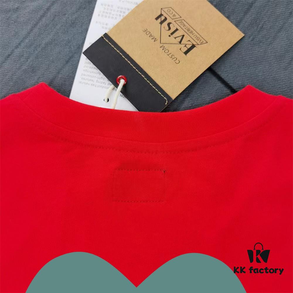 Evisu 2025 New Year God Print T-Shirt High Version   Premium Quality   Made with 300g Double-Yarn Cotton Fabric Unisex Loose Fit